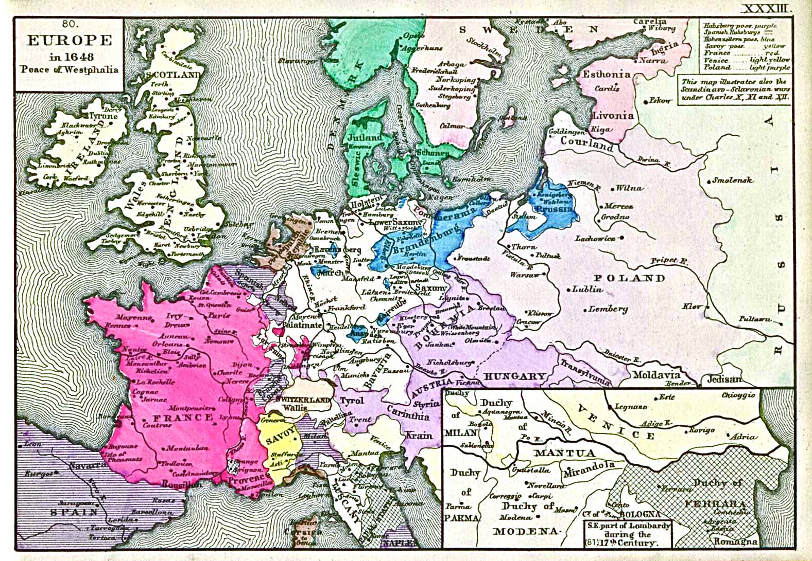 Landkarten des Dreißigjährigen Kriegs